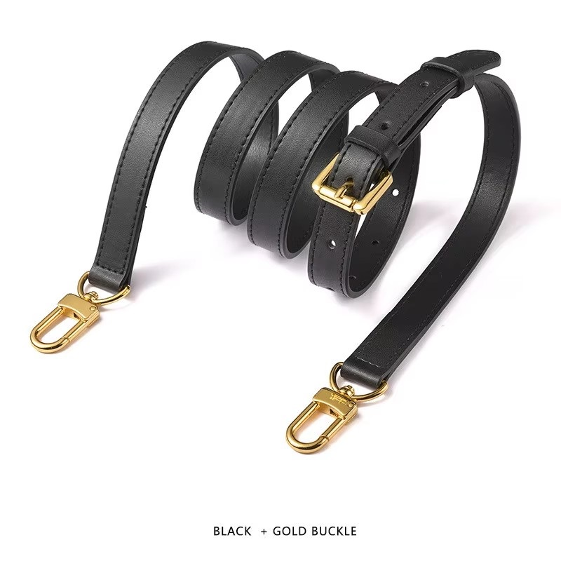 Black with Gold Buckle