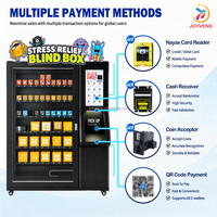 JOYVEND Distributeur automatique de figurines pour jouets anti-stress, figurines, cartes TCG, cadeaux surprise, livraison par ascenseur, paiement par carte de crédit