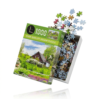 Puzzle Paysage Rural 1000 Pièces 70x50cm Impression Haute Définition Carton Écologique Jeu de Loisirs Familial