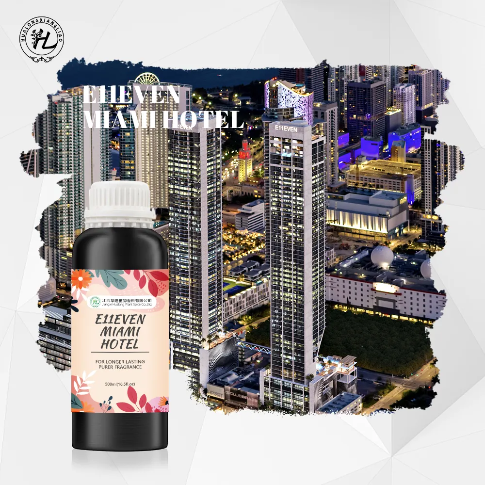 HL- Private Label Diffusor für natürliche ätherische Öle 500ml Lieferant, Bulk Hotel Scent Parfüm Duftöl Inspiriert von E11EVEN Miami