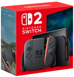 Console di Gioco Switch <span class=keywords><strong>2</strong></span> OLED 64GB Nuovo Modello con Colori Blu Neon/Rosso Neon, Lettore Portatile Senza Schermo Touch - Product Image 1