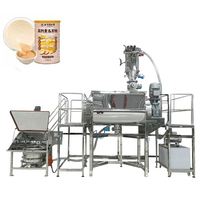 Ligne de mélange et de tamisage horizontale pour poudres aromatisantes, assaisonnements, poudre de chocolat, crème en poudre et sucre