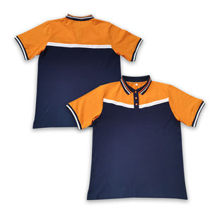 เสื้อโปโลสำหรับผู้ชายเสื้อกอล์ฟผ้าคอตตอนผสมโพลีเอสเตอร์ซับลิเมชันออกแบบได้ตามต้องการ - Product Image 1