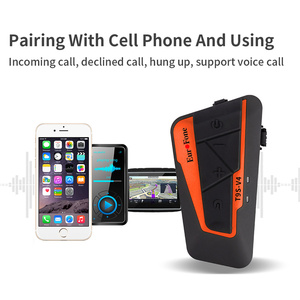 Nouvel intercomunicador ABS pour moto, casque étanche IP67, intercom moto 4 voies avec radio FM et prise <span class=keywords><strong>en</strong></span> charge <span class=keywords><strong>Siri</strong></span> - Product Image 4