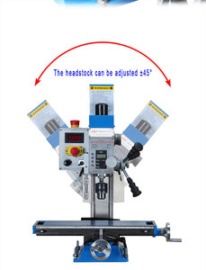 Mini perforadora Vertical BF20, 220V, con <span class=keywords><strong>funci</strong></span>ón de velocidad Variable sin tallo, 500x180MM, 610x560x900, 116 - Product Image 2