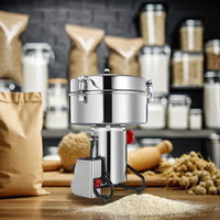 Moulin à farine commercial miniature MJ 4500G pour riz, maïs, cacao, soja, café, poivre, sésame, machine à moudre la poudre à domicile