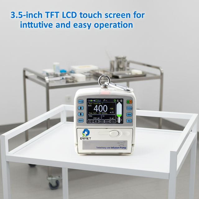 EUR VET Finely Processed Veterinary Syringe Infusion Pump Veterinary Instrument Veterinary Infusion Pump