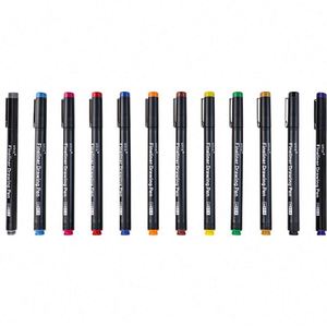 Set of 12 Fine Point <b>Colored</b> <b>Pens</b> Markers and Fineliner <b>Pen</b> for Planner Art Drawing Note Taking and Calendar-Packaged Loosely - Product Image 3