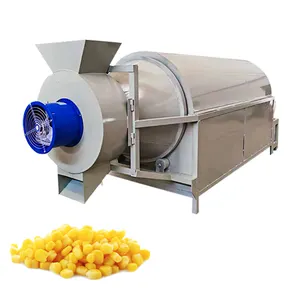 Electric rotary drum biomass charcoal chicken manure dryer for wood chip saw dust sand corn rice grain dryer machine