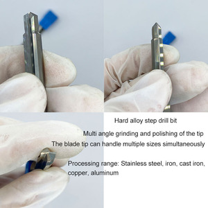 Hochwertiger Wolframkarbid-Stufen fräser mit gerader Nut Effiziente <span class=keywords><strong>Bit</strong></span> bildung Gerader Griff ODM OEM Anpassbar - Product Image 3