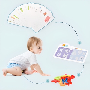 Giochi Educativi <span class=keywords><strong>con</strong></span> Flashcard: Lettere, <span class=keywords><strong>Parole</strong></span>, Giochi di Ortografia, Giocattoli per l'Apprendimento della Lettura, Giochi Prescolari di Abbinamento Lettere - Product Image 3