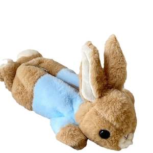 Schattige Cartoon Peter Konijn Pluche Etui Milieuvriendelijk Zacht Genezend Klein Item Opslag Make-Up Tas Rits College - Product Image 5