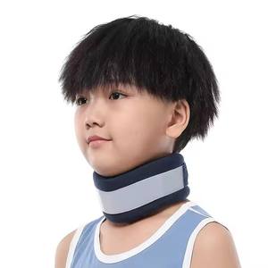 어린이 전방 기울기 교정기를 위한 조절 가능한 스폰지 목 보호대 목 통증 완화 피로 견인 교정기 유형 - Product Image 2