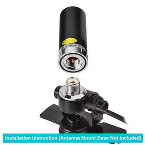 Antena Móvil de Doble Banda 144/430MHz VHF/UHF con Mini Base Magnética para Comunicación en Vehículos - Product Image 2