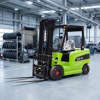 Enerji Tasarruflu 3 Ton Elektrikli Forklift Uzun Çalışma Süreli Kurşun Asitli/Lityum Akülü Forklift Fabrika Kullanımı İçin