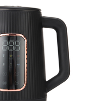 Bouilloire électrique intelligente à commande vocale 1,7 L avec écran tactile et contrôle par application, conception anti-brûlure à double paroi pour usage domestique, hôtelier et en camping-car