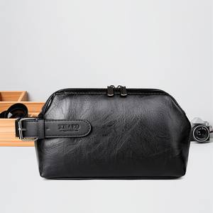 กระเป๋าเครื่องสำอางและเคสทรงคลัทช์ลำลองมีซิปสำหรับผู้ชายทำจาก PU สไตล์ข้ามพรมแดนที่ไม่เหมือนใคร - Product Image 3