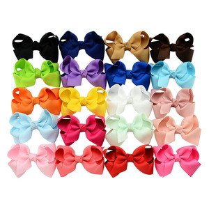 Jepit rambut anak-anak Fashion Ins 40 warna 3 inci klip rambut busur logam untuk anak perempuan aksesori rambut bebek - Product Image 1