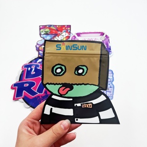 Bolsas de Mylar Personalizadas de 3.5g, Bolsas Resistentes para Galletas, Bolsas de Plástico con Diseño de Dibujos Animados, Bolsas con Cierre Hermético - Product Image 4