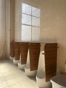 Système de cloisonnement pour urinoirs HPL à installation facile avec <span class=keywords><strong>canal</strong></span> en U en aluminium - Product Image 5