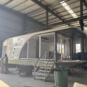 บ้านคอนเทนเนอร์เคลื่อนที่อัจฉริยะกันน้ำลอยน้ำได้บ้านเรือเหล็กชุบสังกะสีริมน้ำวันหยุดโรงแรมโครงเหล็กรีสอร์ทสำนักงาน - Product Image 6