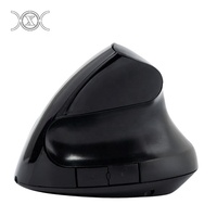 Mouse game nirkabel ergonomis, tetikus komputer Bluetooth kantor vertikal ergonomis dengan tiga warna dapat diisi ulang