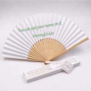Ventiladores de Mano Plegables de Bambú Eléctricos Recargables Personalizables al por Mayor para Bodas y Año Nuevo - Artesanías de Bambú - Product Image 4