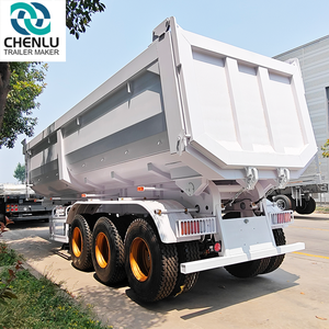 <span class=keywords><strong>Tri</strong></span> dingilli kamyon römork ağır yük 60 80Ton yan hidrolik damperli damperli römork kamyon arka damper yarı römork - Product Image 5