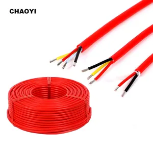 Produsen 18-22AWG kawat berselubung silikon Ultra lembut 2 3 4 5 6 7 8 Core terinsulasi suhu tinggi Kabel Daya fleksibel