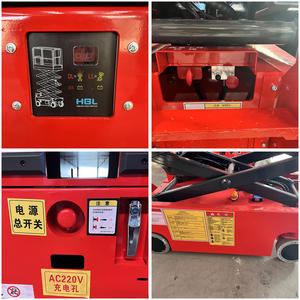 Elevador de Tijera Eléctrico Autopropulsado, con Batería, Certificado CE ISO, Estructura de Patas Plegables - Product Image 6