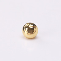 Bouton à tige en métal perlé chinois, motif cœur, pour Tang Suit, Hanfu, Qipao, personnalisable, usine OEM