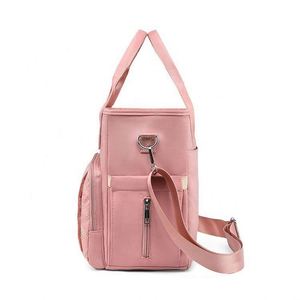 Bolso de mano grande a prueba de fugas de moda con bolsillos Bolsa de almuerzo aislada para mujer - Product Image 6