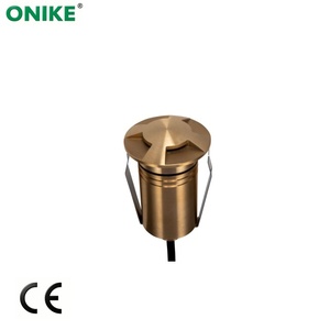 Projecteur LED RGB encastré en acier inoxydable <span class=keywords><strong>316</strong></span>, étanche IP67, 55 mm, 2,5 W, pour aménagement paysager, jardin, marches, mur - Product Image 4