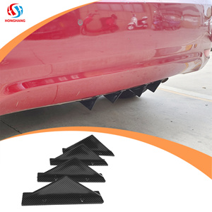 Diffuseur arrière universel Chaoshenghang type F, spoiler de pare-chocs arrière, diffuseur universel pour voiture, accessoires automobiles - Product Image 1