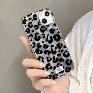 <span class=keywords><strong>Cover</strong></span> per Cellulare in PC con Stampa Leopardata <span class=keywords><strong>Nera</strong></span> su Sfondo Argento per <span class=keywords><strong>iPhone</strong></span> 8 X Xr Xs Max <span class=keywords><strong>11</strong></span> 12 13 14 15 16 17 Air - Product Image 3