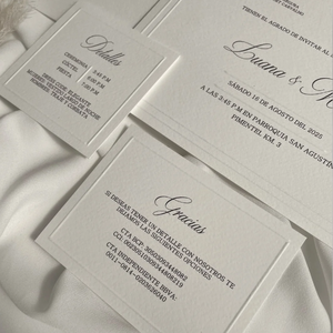 Biglietti da Visita Personalizzati in Carta Artistica Goffrata/Debossata con Stampa Digitale su Cartoncino <span class=keywords><strong>per</strong></span> <span class=keywords><strong>Inviti</strong></span> di Nozze e Biglietti di Ringraziamento - Product Image 3