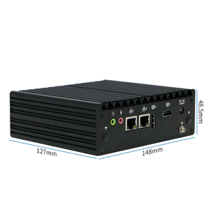 Komputasi Pc Mini Nano N5095 Fanless, untuk papan reklame Digital dalam ruangan