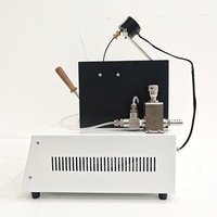 Testeur de point d'éclair à coupelle fermée manuel et portable pour pétrole, avec thermomètre, pour tests en laboratoire