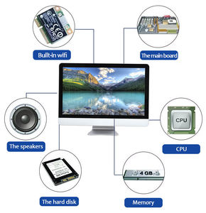 도매 사용자 정의 <span class=keywords><strong>DDR3</strong></span>/DDR4 승리 10 i3/i5/i7 21.5 인치 올인원 PC에 대 한 사무실 - Product Image 5