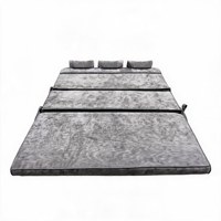 Siège de voiture convertible 3 places, inclinable à 180 degrés pour devenir un lit, siège pliable pour camping-car, bus, personnalisable