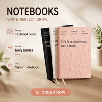 Carnet de notes de haute qualité A6 personnalisé, esthétique vintage, planificateur, couverture souple en cuir PU, reliure cousue, pour étudiants