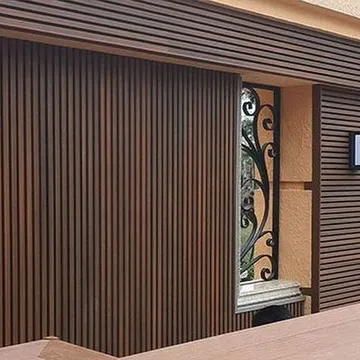 WPC-Panel de pared para exteriores, revestimiento de madera compuesto