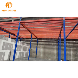 Heavy Duty lưới đa Tier hỗ trợ tầng lửng với cầu thang thép công nghiệp kho tầng nền tảng Pallet Kệ hệ thống - Product Image 1