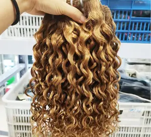10A למעלה כיתה מים גל #27 סגירה/חבילות לנשים באיכות גבוהה אמיתי שיער טבעי פאות