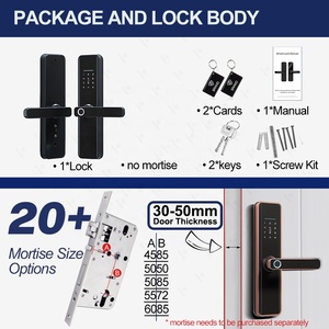 Hiện đại cửa trượt thông minh khóa có thể sạc lại pin năng động mã hóa NFC <span class=keywords><strong>Key</strong></span> thẻ từ xách tay khẩn cấp xử lý khóa - Product Image 4