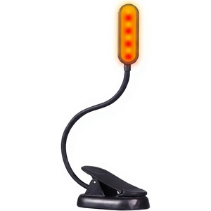 3 Level Dimming Modern Rechargeable <b>Clip</b>-<b>On</b> <b>LED</b> Lamp Small & Portable for Reading in Reading Room - Product Image 1