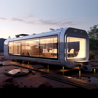 Villa de luxe intelligente prête à l'emploi Yingrui Apple Cabin, structure en acier, design moderne modulaire, installation rapide, maison étanche