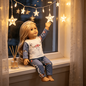 MSYO Özelleştirilmiş 18 İnç Amerikan Bebek Karikatür Pijama Takımı Moda Bebek Kıyafeti DIY Boyama Promosyon Hediyesi - Product Image 2