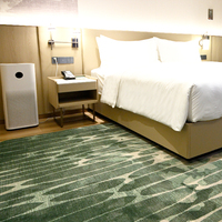 Tapis décoratif moderne pour lieux commerciaux, motif personnalisé, antidérapant, résistant à l'usure, en nylon imprimé, tapis mur à mur