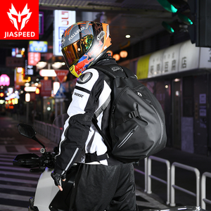 Large Capacity Fashionable Waterproof <b>Motorcycle</b> Backpack Travel <b>Bag</b> Motorbike Backpack Riding <b>Helmet</b> <b>Bag</b> - Product Image 4